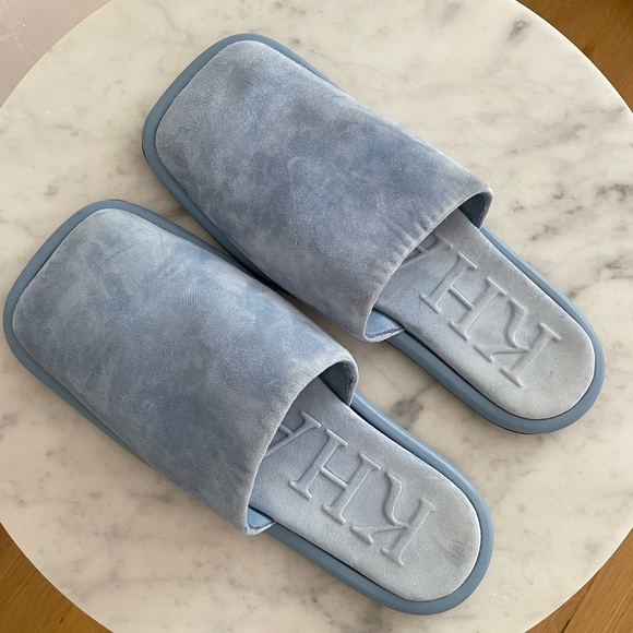 Khaite Monaco suede slides in size 36 - Picture 3 of 4